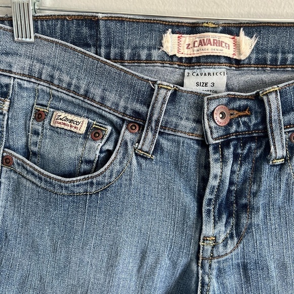 VINTAGE Y2K Z. CAVARICCI Women's Denim Low Rise Jean Size 3 Straight Jeans - Picture 3 of 4